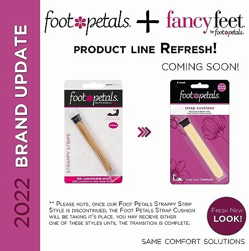 Foot Petals Strap Cushions, Stop Slipping Straps, Reduce Rubbing, Prevent Blisters, Red Marks, Better Fit, Trimmable