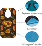 CREATCABIN Classic Check Adult Bibs for Elderly Waterproof Washable Bib