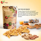 NYSPICE SHOP Peanut Brittle – 5 lbs. (pound) Thin & Crispy Peanut Brittle - Pure Sugar Salt - Crunchy Old Fashioned Peanut Brittle - Freshly Roasted Gourmet Peanuts - Sweet Delicious Holiday Candy