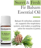 Pranarom - Fir, Balsam Essential Oil 5ml - Diffusing for Relaxation Therapy - Certified Organic Purity - Sustainably Harvested, Non-GMO, Cruelty-Free - Supports Respiratory Health