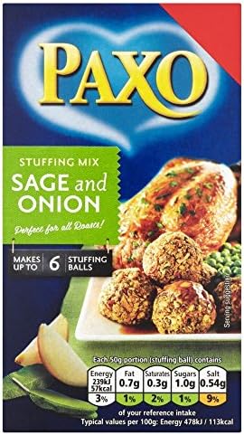 Paxo Sage & Onion Stuffing Mix 85g - Pack of 2