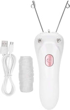 Threading Hair Removal, Hair Remover Electric Face Eyebrow Threading Epilator USB Charging Cotton Thread Depilation Machine Device for Women Girls Ladies ()