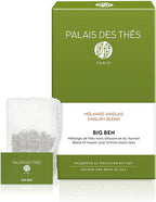 Palais des Thés - Big Ben English Breakfast - Yunnan & Assam Black Tea - Premium Tea Bags, Serves 20 Cups