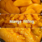 QIXINLIZYY Mango Pineapple Cake(10Count/300g) Best Taiwanese Gift- Taiwan food-Traditional Taiwanese Mango Cake Butter Cookies-Delicious side dish for coffee or breakfast.