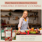 Vegan Spice Gift Set, Gourmet Seasoning Collection by NYC Chefs | Includes Za’atar, Umami Powder, Tuscan Blend, Harissa Spice, and Aleppo Pepper Flakes for Plant-Based Cooking