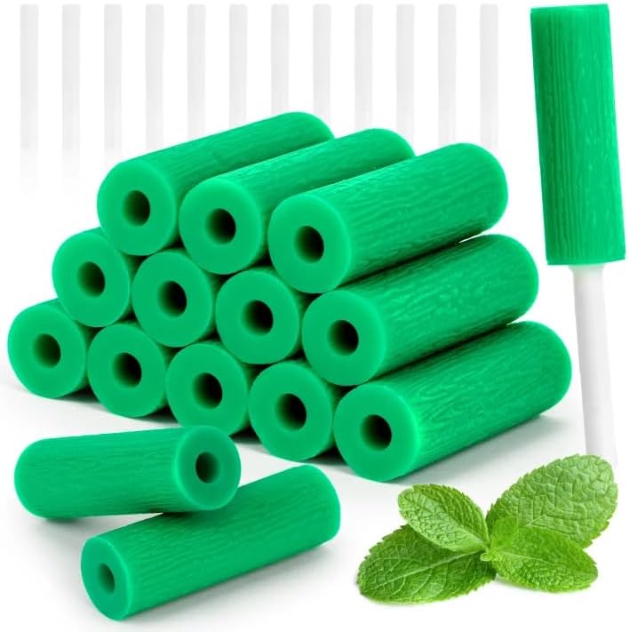 Retainer Aligner Chewies - Orthodontic Chewies Trays,Aligner Mints Scented Trays Seater for Teeth Aligner,Personal Orthodontic Supplies,12 Packs,Green