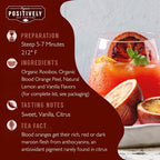 Organic Positively Tea Company, Blood Orange Vanilla Rooibos Tea, Loose Leaf, 16 Ounce