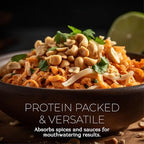 Crave Textured Vegetable Protein, 2.2LB Bag, Vegan, Gluten Free, High Protein Chunks, Unflavored