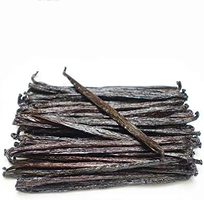 10 Madagascar Vanilla Beans Grade A Whole Vanilla Pods for Vanilla Extract and Baking