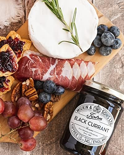 Tiptree Black Currant Preserve,12 Ounce Jar,(Pack of 2)