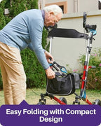 Kekoy 36inch Grabber Reacher Tool for Seniors, Foldable Reacher Grabbers Pickup Stick with Anti-Slip 360° Rotating Jaw, 4" Wide Extended Claw with Magnet for Disabled, After Surgery Recovery