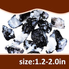 Raw Crystals, Large 1.2-2.0" Healing Crystal Natural Rough Stones for Intuition,Chakra,Meditation,Decoration,Polishing,Energy Work (Zebra Agate, 3.5oz-1.2-2.0"raw Crystals)