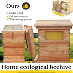 Bee Hive Starter Kit – Automatic Beehive Box Set for Easy Beekeeping, Complete Bee Hive Boxes for Beginners