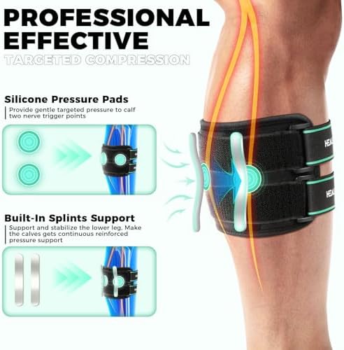 Sciatica Pain Relief Devices Brace, Sciatic Nerve Ease Brace with Pressure Pads Targeted Compression for Sciatic Nerve Pain, Lower Back, Hip, Calf Brace for Sciatic