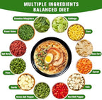Ramen Toppings Vegetable Mix, Small Size 0.5 oz Bags (16-Pack), 12 Ingredient Dried Veggie Blend with Goji, Cabbage, Corn & Shitake etc, Non-GMO, Low Sodium for Ramen, Instant Noodles, Soup Garnish & Travel