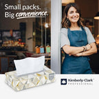 Kleenex® Professional Facial Tissue, Bulk (03076), 2-Ply, White, Flat Facial Tissue Boxes for Business, Convenience Case (125 Tissues/Box, 12 Boxes/Case, 1,500 Tissues/Case)