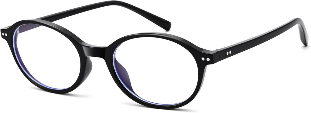 Pro Acme Blue Light Blocking Glasses for Women, Retro Oval Eyeglasses, Blue Light Blocker for Gaming/Computer/Screen/TV