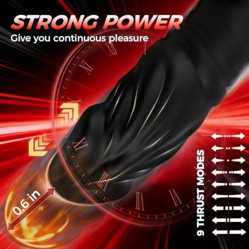 6.3 Inches 10 Modes Remote Virabtor Contral Prostrate Device for Men Couple Electrodes Today Adult Vibratoar Toys Plug Tool for Men Relaxing Prostrate Viboatorr Device HEWRZ1 (Black)