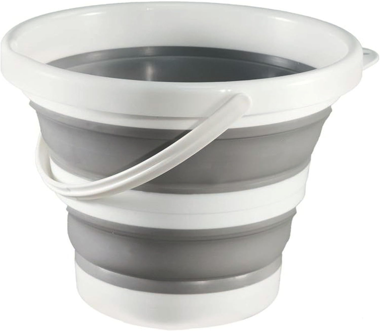 Collapsible Bucket 1.3 Gallon 5L Water Bucket for Cleaning Foldable Portable Plastic Mop Bucket with Handles Indoor Household Outdoor Car Wash Camping Fishing
