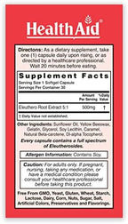 HealthAid Sibergin, Siberian Eleuthero, 30ct, Once Daily, Soft Gel Capsules Helps Combat Stress and Fatigue, Promotes Stamina and Endurance