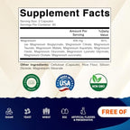 Vitamatic Magnesium Complex, 400mg Elemental MG (as Bisglycinate, Citrate, Taurate, Malate, Aspartate, Oxide, Gluconate, Lysinate Glycinate, Orotate, Succinate) - 120 Capsules per Pack - 2 Pack