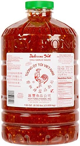 Huy Fong Chili Garlic Sauce, 8.50 Pound ,Garlic,136.0 Ounce