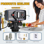 5600 Water Softener Timer, 12 Day Timer Control Valve, 3W Timer Valve Backwash Head for Water Purifier Softeners