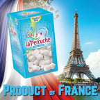 La Perruche Pure Cane White Sugar Cubes (750g/1.65lb box) | Ideal Sugar Cubes for Teas | Pack of 2