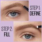 Maybelline Express Brow 2-In-1 Pencil and Powder Eyebrow Makeup, Light Blonde, 1 Count
