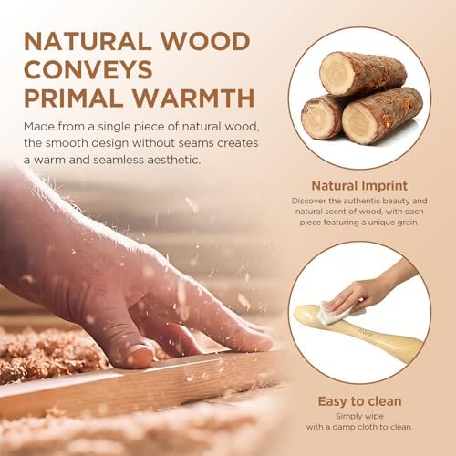 Wooden Foot Massager Roller for Plantar Fasciitis Relief & Neuropathy, Foot Reflexology Acupressure, Deep Tissue Fascia Release, Calf Stretcher, Arch Heel Pain Relief, Portable,Gift for Mother