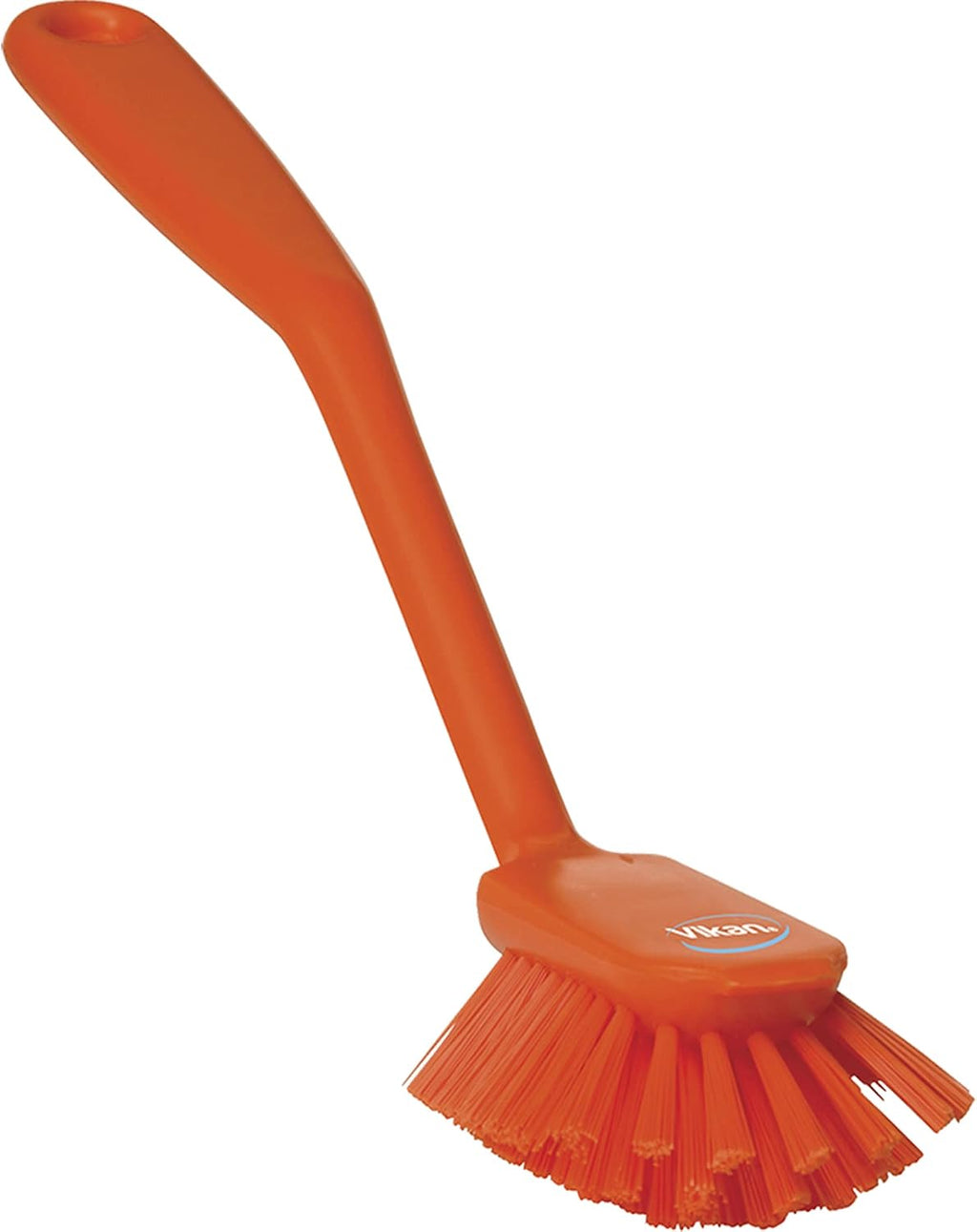 Vikan 42377 Brush,Dish,Scraping Edge,Med,11",PP/PBT,Orange
