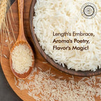 Pride Of India - Extra Long Indian Premium White Basmati Rice, 40 Pound (18.14 Kilo) Non Woven Cloth Bag - Naturally Aromatic, Aged, Flavorful, Slender, Non Sticky Grains - 400+ Servings
