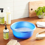 Ybm Home Round Plastic Wash Basin (1148 11.25", Blue)