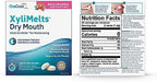 Oracoat XyliMelts for Dry Mouth Night Time or Day - Moisturizing Dry Mouth Adhering Discs, Sugar Free with Xylitol, 40 Count, Berry Smoothie Flavor, 8-Hour Relief