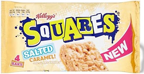 Kellogg's Rice Krispies Squares Salted Caramel - 4 x 30g