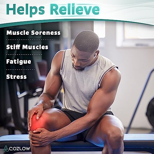 Massage Ball, Muscle Massager Roller Tool for Trigger Point Deep Tissue Release, Hand Held Manual Massage Therapy for Back, Neck, Leg, Shoulder, Foot Pain Relief by Cozlow