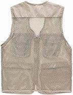 Unisex Mesh Breathable Fishing Vest, Multi-Pockets Photography Travel Hiking Waistcoat Jacket for Adults and Youth