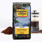 Organic Coffee Co. French Roast Ground Coffee 12 Ounce Dark Roast USDA Organic