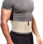 ORTONYX Umbilical Hernia Belt for Women and Men / 6.25" Abdominal Binder With Hernia Support Pad/Post-Surgical Belly Band - Beige OX5241-S/M