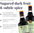 Liber & Co. Caramelized Fig Syrup - Made with California Mission & Calimyrna Figs - Perfect for Old Fashioneds, Manhattans & Aged Spirit Cocktails - Makes 25 Drinks - Craft Cocktail Mixer (12.7 oz)