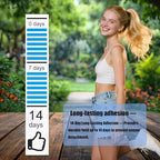 Universal Waterproof CGM Patch Compatible with Libre 3/2/1, 60-Pack, Hypoallergenic & Sweatproof, 10-14-Day Wear, Tan