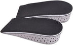 Memory Foam Breathable Invisible Height Increase Insole Insert Heel Lifting Shoe Pads Cushion (4.3cm)