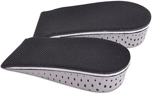 Memory Foam Breathable Invisible Height Increase Insole Insert Heel Lifting Shoe Pads Cushion (4.3cm)