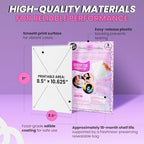 paper2eat Frosting Sheets Premium 8.5“ x 11“ - 3 Count - White Edible Icing Sheets - Kosher Certified