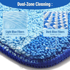 8 Pack Microfiber Cleaning Pads Compatible with Bona Mops, Safe for Hardwood and Hard-Surface Floors, Washable, Reusable