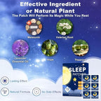 Sleep Patches for Adults Extra Strength, Sleep Patch with Melatonin & Valerian, All-Natural Deep Sleep Support Patches