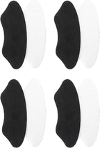 Beaupretty 4 Pairs Black Heel Cushions and Heel Liners for Women Soft Thick Wear-Resistant Comfortable Invisible Back of Shoe Inserts and Loose Shoes Prevention