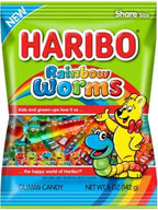 Haribo Rainbow Worms 5 oz. Bag