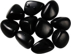 Tumbled Polished Natural Black Obsidian Stones, Crystals and Healing Stones Quartz Bulk for Wicca, Reiki, Healing Energy, Chakra Stones, Witchcraft Supplies(10Pcs)