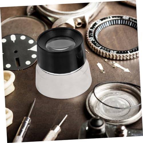 2pcs Portable Jewelry Magnifier Compact Glass for Collectors Rock Enthusiasts and Jewelers Includes Quality Magnifiers for Easy Reading and Inspection